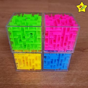 Laberinto Colores Esfera metalica Transparente 5 Cm Cubo Rubik Puzzle 3D