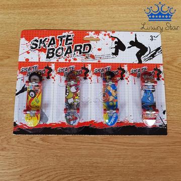 Mini Skate Board Patineta Tabla Dedo Coleccionable X4