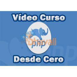 Vídeo Curso PHP Profesional de Básico a Avanzado desde Cero Referencia SKU: 965