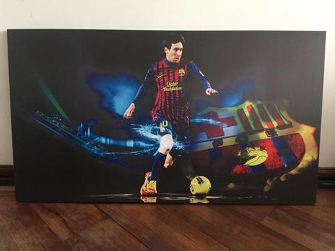 Vendo afiche enmarcado de Messi baratísimo!