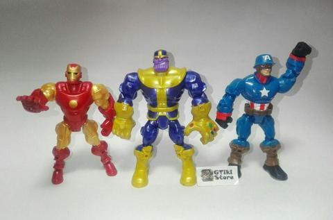 Figuras Marvel Hasbro Thanos, Iron Man