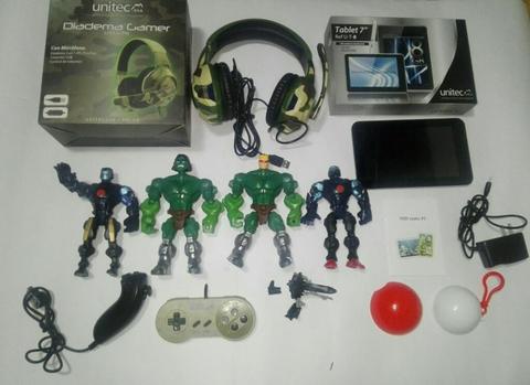 Lote Y Figuras Marvel Videojuegos Tablet