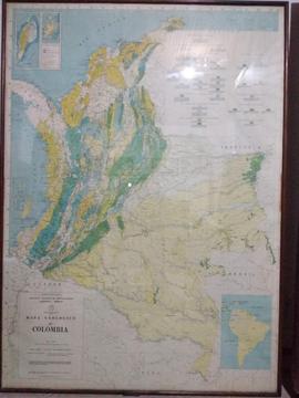 Plano de Colombia Mapa Geologia