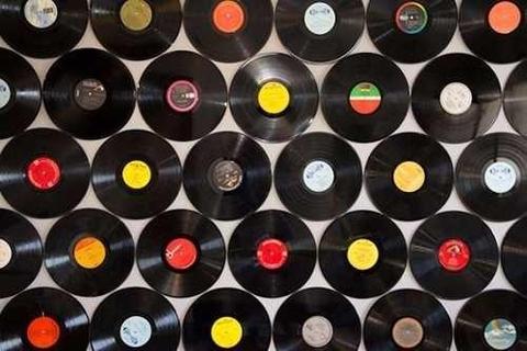 Vinilos Discos Lps Acetatos Para Decoración Negros Grandes