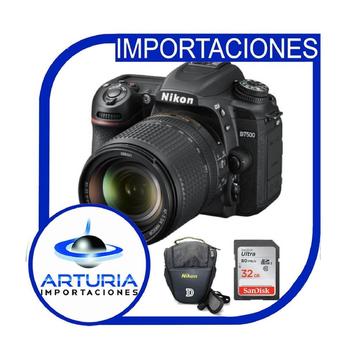 Nikon D7500 con lente 18 140mm Memoria 32gb Bolso