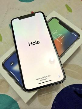 iPhone X 64Gb Silver Perfecto Estado