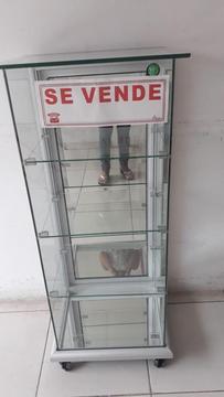 Vitrina de lujo Nueva con bordes en aluminio y vidrio calibre 8