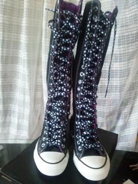 botas largas converse