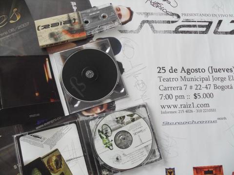 Raiz cd cassette metal banda colombia rock coleccion volver a 1 originales