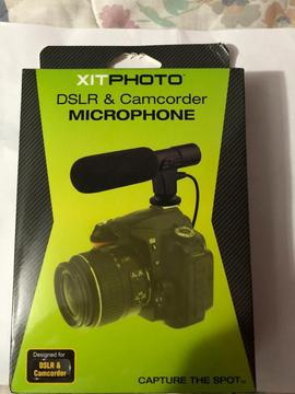 Micrófono para cámara DSLR Nikon o Canon