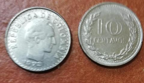 Moneda 10 Centavos Colombianos