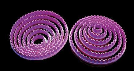 Cortadores redondos doble función corte circular pasta fondant