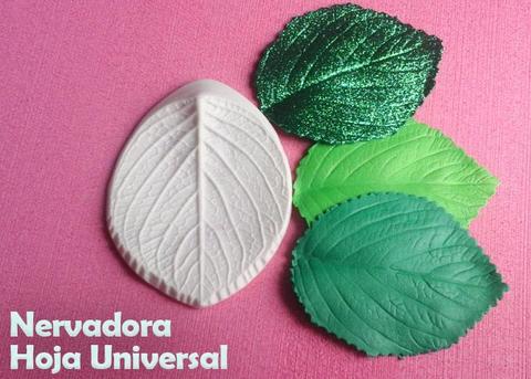 Hoja nervadora universal para texturizar fomi porcelanicrón y fondant