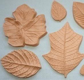 Hojas textura vegetal floristería porcelanicrón pasta modelado
