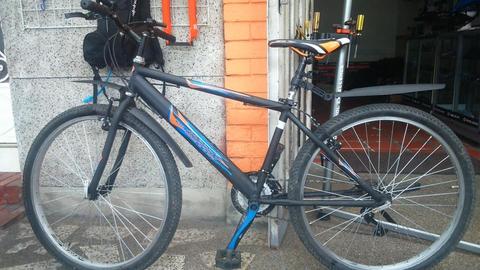 Bicicleta Negra/Naranja/Azul Marco Zuppra 26 Acero