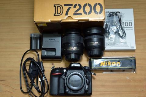 Nikon D7200 con 2 Lentes