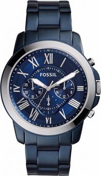 Reloj Hombre Fossil5230 Azul Analogo Inoxidable Original