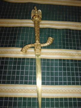 cuchillo o daga en bronce de 25cm 3122802858