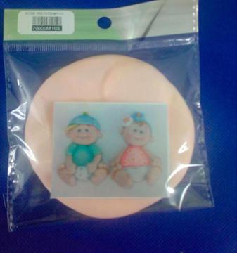 Molde en Silicona Bebé Pies para baby shower pasta flexible fondant