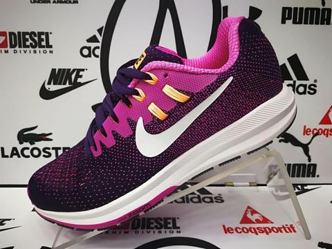 tenis deportivo dama nike zoom para mujer rosados,azules