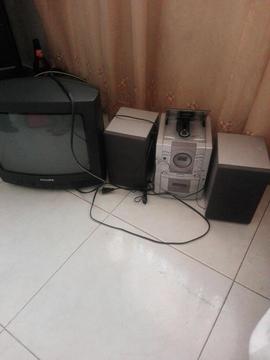 Televisor Y Miniconponente