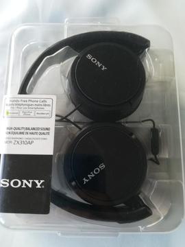 Audífono Sony Diadema Color Negro con Auricular MDRZX310AP Original Oferta Tecnoshop.net