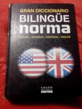 Excelente diccionario ingles español español ingles, editorial norma