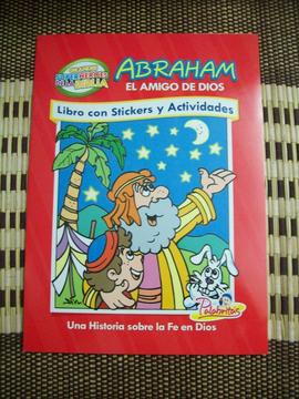LIBRO DE STICKERS Y ACTIVIDADES PALABRITAS – ABRAHAM