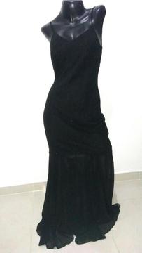 vestido fiesta negro