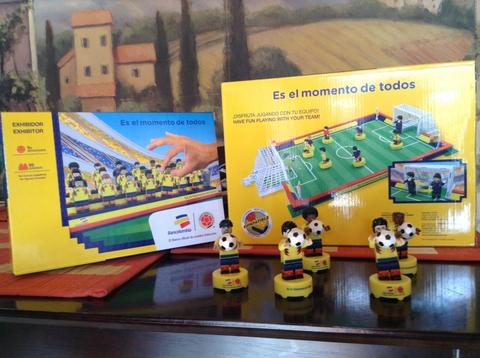 Lego jugadores de la selección, cancha y tribuna