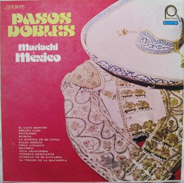 Paso Doble Mariachi Mexico 1978 LP Vinilo Acetato