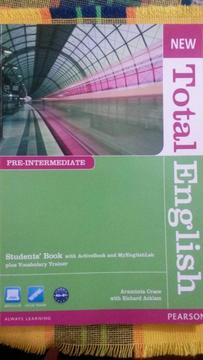 Vendo Libro New English PreIntermediate nuevo sin usar Clave, ni CD