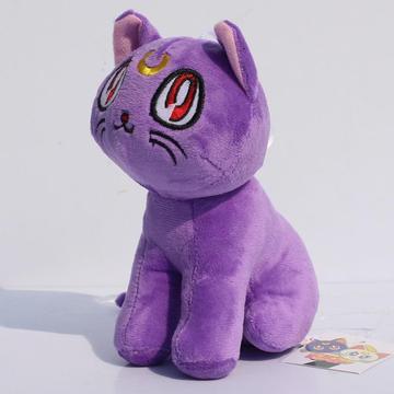 anime manga, sailor moon figura peluche gata luna