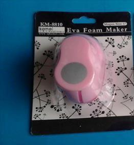 Perforadora para foami circulo troquel 2 cm cutter punch eva