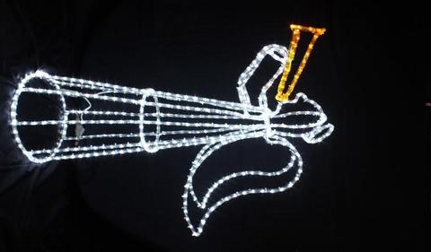 Alumbrados navideños planos y en 3D