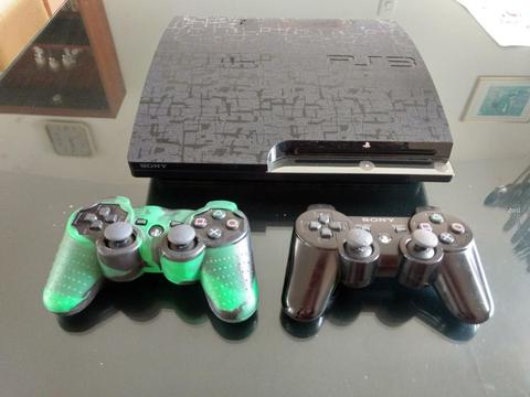 Ps3 Slim 160gb 2 Controles