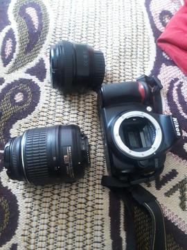 Nikon D3100 con 2 Lentes