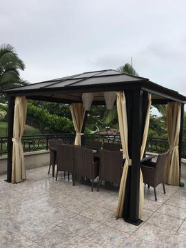 Pergola Y Comedor de Lujo para Exterior