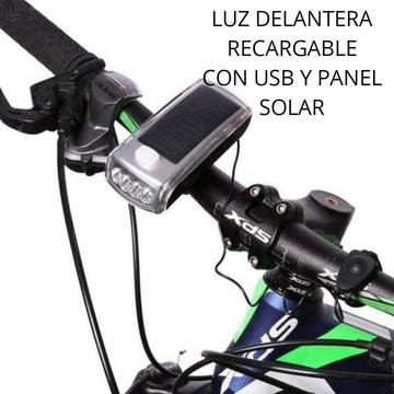 Luz Delantera Recargable de 250 Y 360 Lm