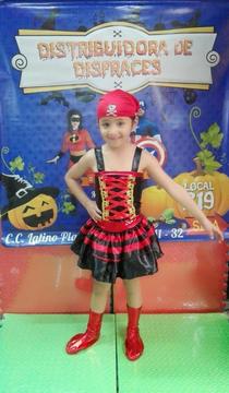 Disfraz pirata niña