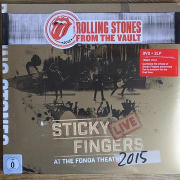 The Rolling Stones 3 Lp Dvd Sticky Fingers Live at the Fonda theatre 2015