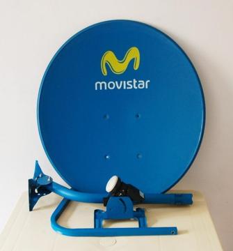Antena Satelital 60cm Lnb HD para Movistar Claro Tigo Star y Fta