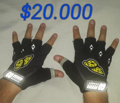 Guantes Medio Dedo Talla M Y L por 20000