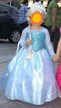 Hermoso Disfraz de Elsa frozen