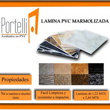 Lamina PVC Marmolizada