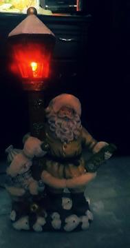 Adorno Navideño,papa Noel en Cerámica