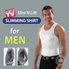Oferta! Camiseta Reductora Para Hombre Slim`n Lift Talla S,M,L,XL