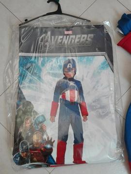 Vendo Disfraz Capitan America Talla 4