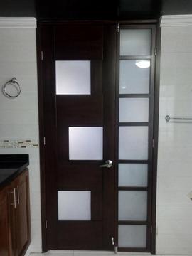 puerta entamborada interior