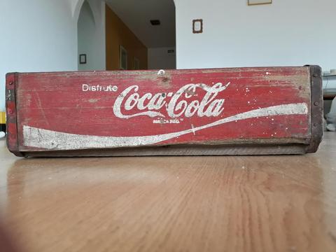Cajón Antiguo Coca Cola en Madera